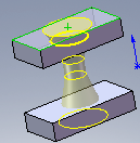 Solidworks Ders Notları 121 2-1-)Through All: Katı modelin son noktasına kadar ilerler. 2-3-)Up To Next: Katı bir sonraki yüzeye kadar ilerler.