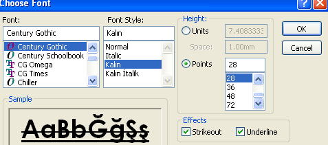 Solidworks Ders Notları 21 2-1-)Bold: Yazı kalın yapar. 2-2-)Italic: Yazıyı italik, yatık yapar. 2-3-)Rotate: Yazıyı değişik açılarda döndürür. 2-4-)Left Align: Yazıyı sola hizalar.