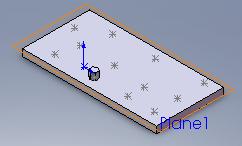 Solidworks Ders Notları 63 3-)Top Plane seçilir, Insert/Referance Geometry/Plane çalıştırılır, Plane değeri 10 mm verilir.