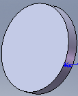 Örnek 2: Thin Feature parametresi ile kabuk verme işlemi için çalışma hazırlayalım. 1-)Top Plane, Normal To seçilir. Şekilde verilen ölçülerde obje çizilir.