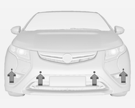 Sürüş ve kullanım 125 Ultrasonik park sensörleri Ultrasonik park sensörleri aracın önünde ve arkasında bulunabilecek olası bir engel ile araç arasındaki mesafeyi ölçerek park etmeyi kolaylaştırır.