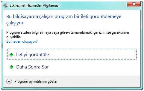 normal kullanıcılar için uygulanan kısıtlamalardan etkilenmemesi ve yalnızca servislere ait pencerelerden oluşan ayrı bir ekran oluşturmak amacıyla farklı bir Windows oturumuyla başlatılması uygun