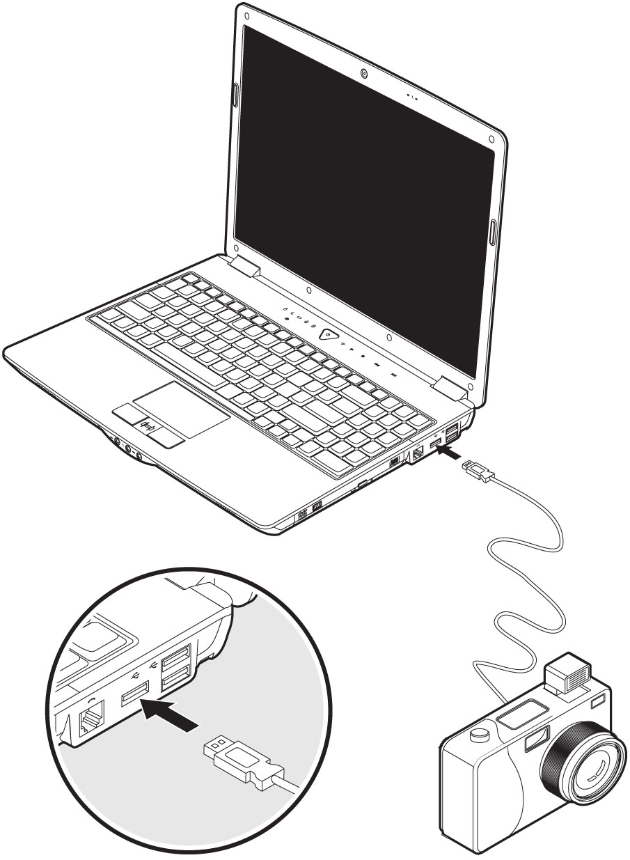 Universal Serial Bus Bağlantısı Universal Serial Bus (USB 1.1 ve USB 2.0) (30) veri giriş aygıtlarının, tarayıcıların ve diğer çevre birimlerin bağlantısı için bir standarttır.