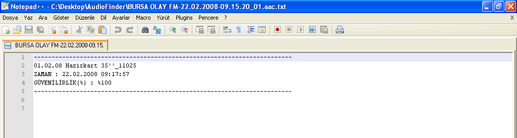 isimli dizin içerisinde yer alan BURSA OLAY FM-22.02.2008-09.15.20_01.aac.