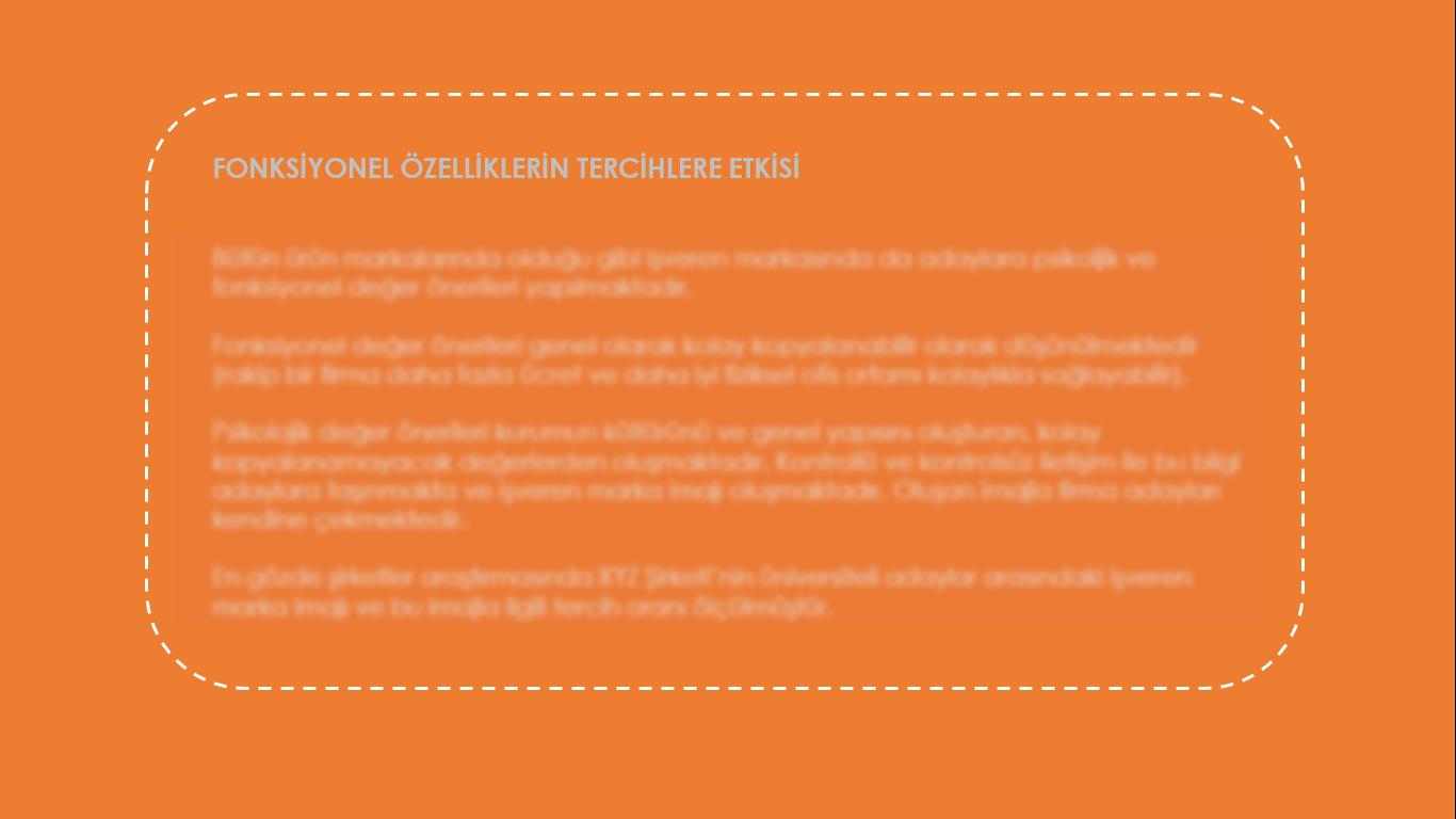 Psikolojik değer önerileri kurumun kültürünü ve genel yapısını oluşturan, kolay kopyalanamayacak değerlerden oluşmaktadır.