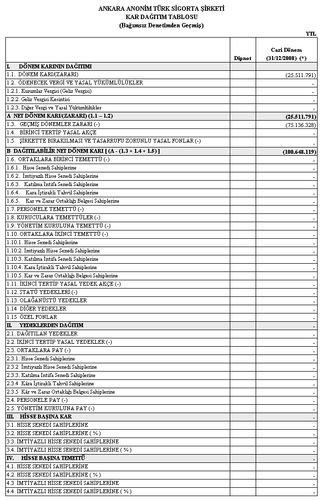 3 FİNANSAL BİLGİLER VE RİSK YÖNETİMİ BÖLÜMÜ Bağımsız Denetim Raporu