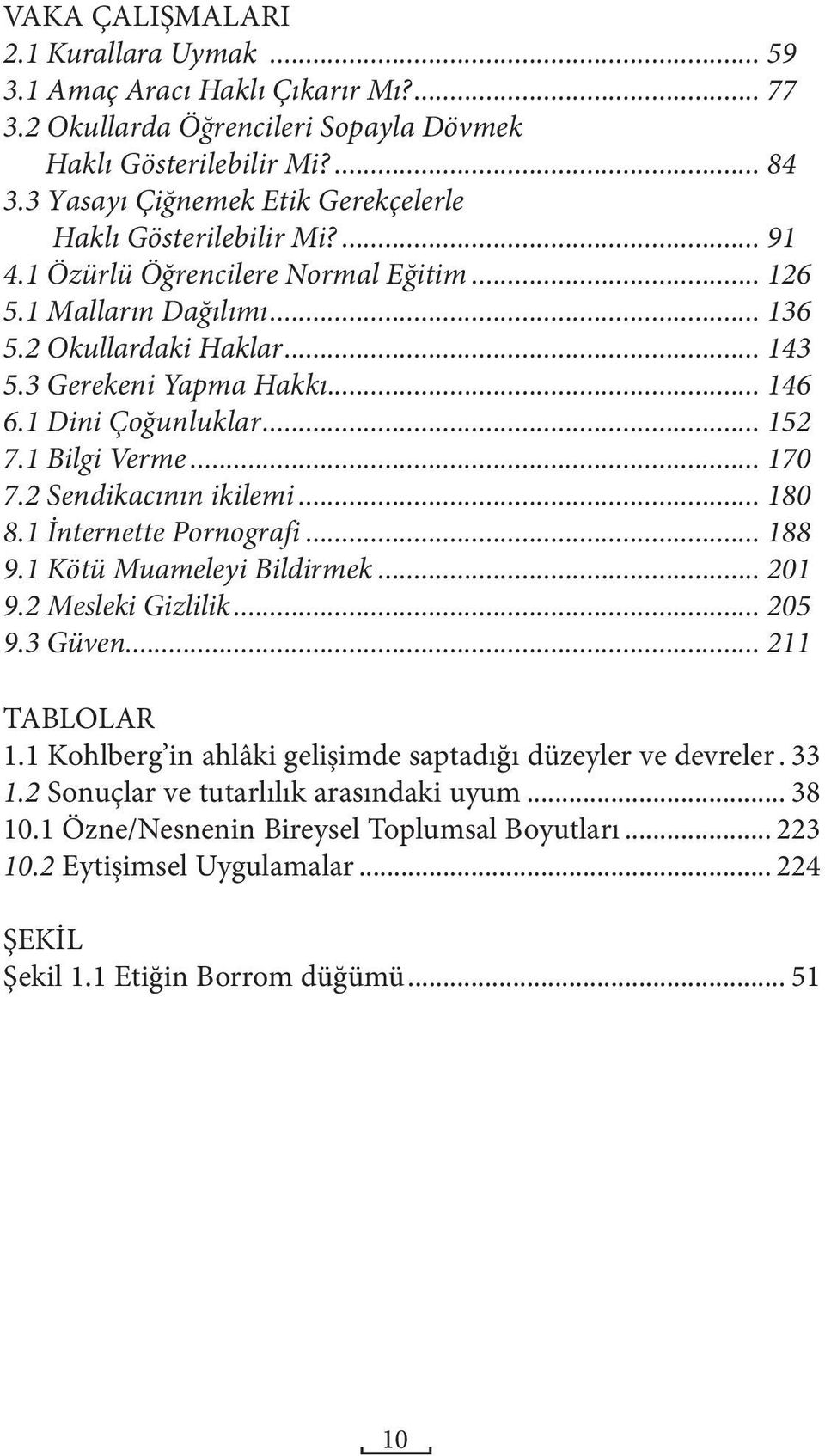 .. 146 6.1 Dini Çoğunluklar... 152 7.1 Bilgi Verme... 170 7.2 Sendikacının ikilemi... 180 8.1 İnternette Pornografi... 188 9.1 Kötü Muameleyi Bildirmek... 201 9.2 Mesleki Gizlilik... 205 9.3 Güven.