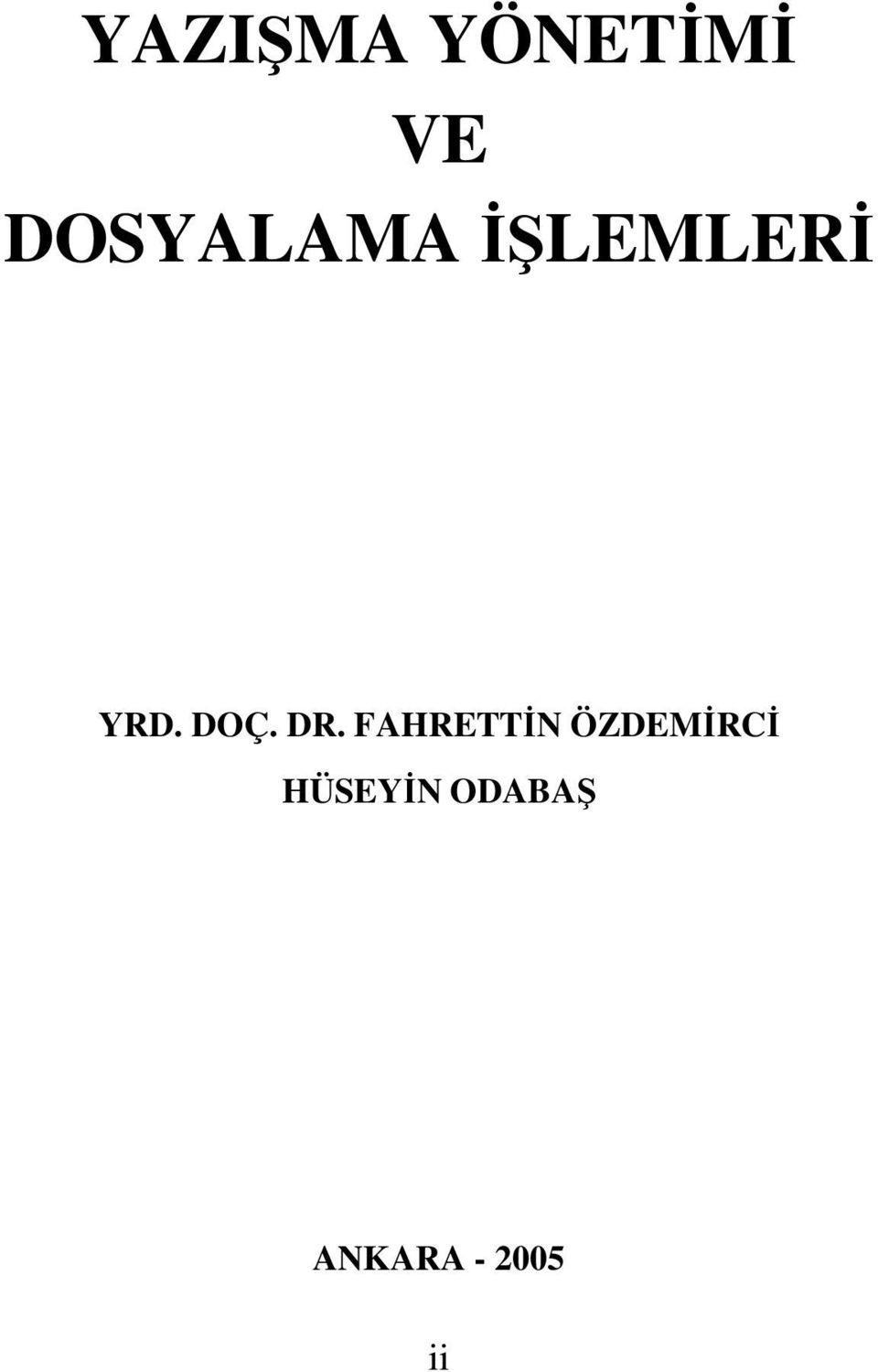 DOÇ. DR.