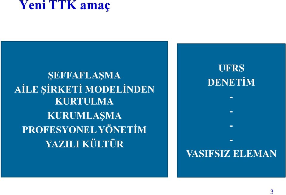 KURUMLAŞMA PROFESYONEL YÖNETİM