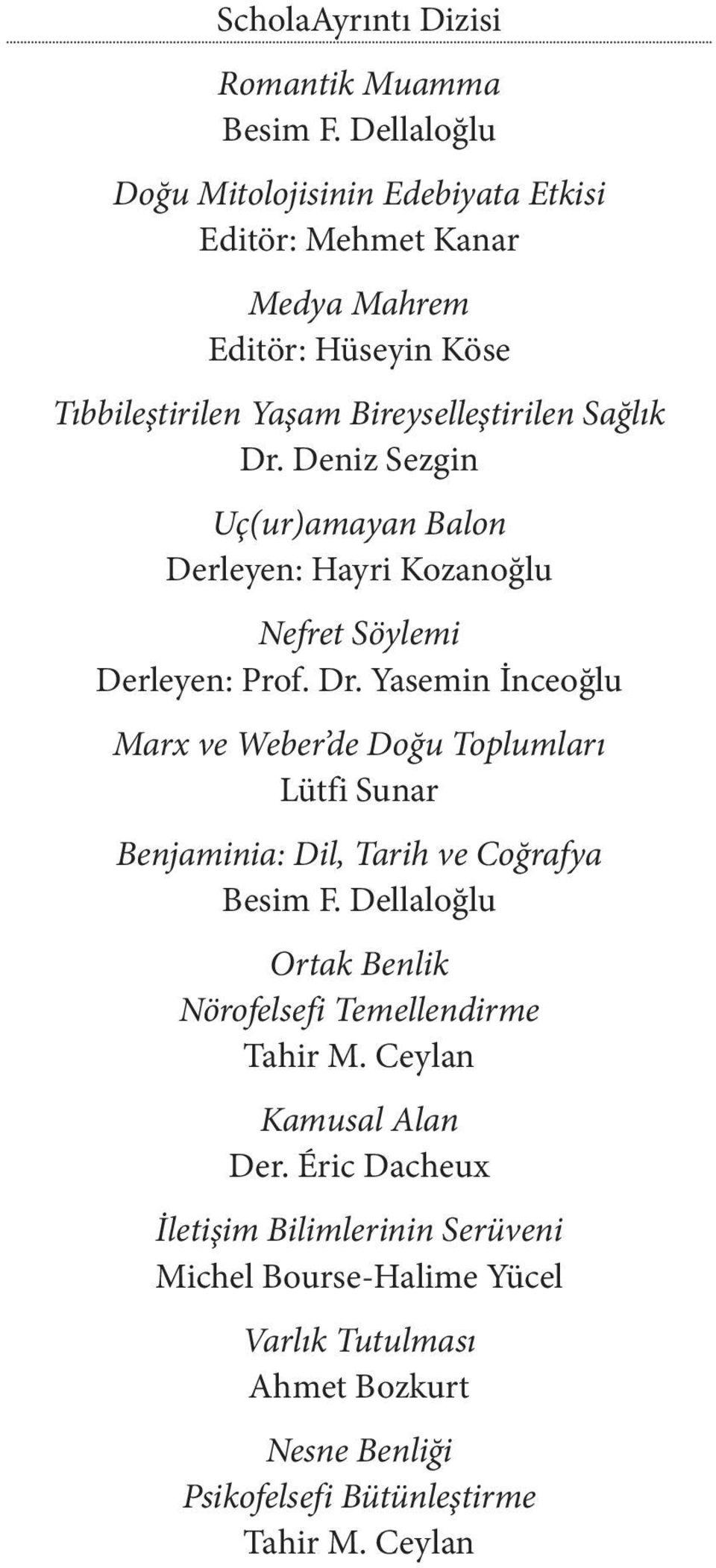 Deniz Sezgin Uç(ur)amayan Balon Derleyen: Hayri Kozanoğlu Nefret Söylemi Derleyen: Prof. Dr.