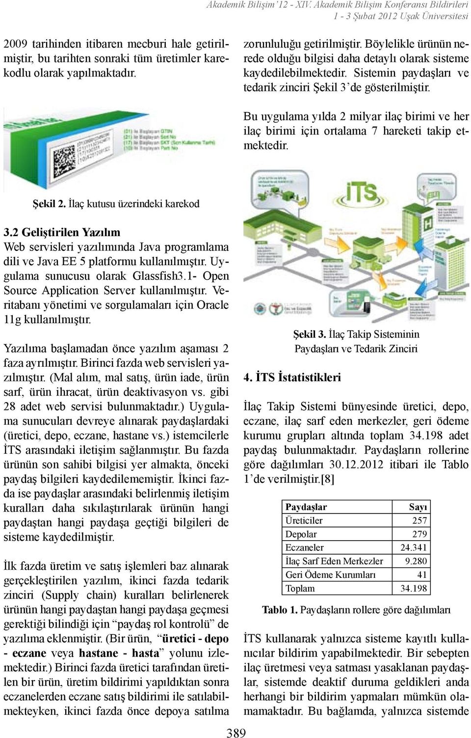 zorunluluğu getirilmiştir. Böylelikle ürünün nerede olduğu bilgisi daha detaylı olarak sisteme kaydedilebilmektedir. Sistemin paydaşları ve tedarik zinciri Şekil 3 de gösterilmiştir.