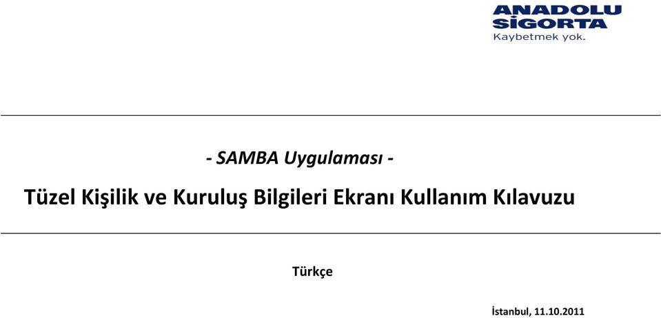 Bilgileri Ekranı Kullanım