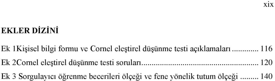 .. 116 Ek 2Cornel eleģtirel düģünme testi soruları.