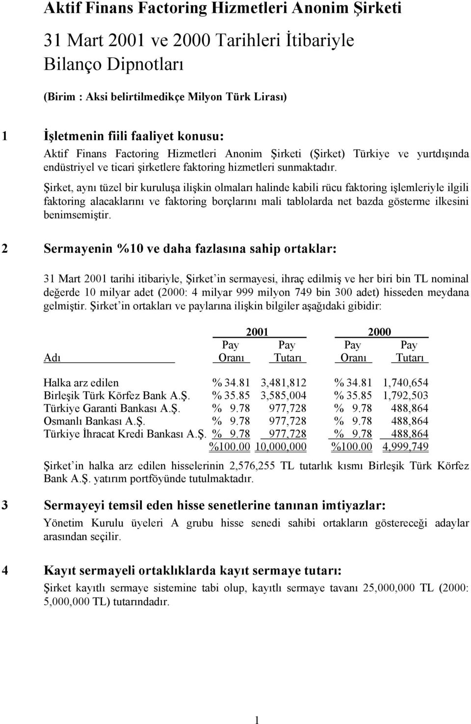 Şirket, aynı tüzel bir kuruluşa ilişkin olmaları halinde kabili rücu faktoring işlemleriyle ilgili faktoring alacaklarını ve faktoring borçlarını mali tablolarda net bazda gösterme ilkesini