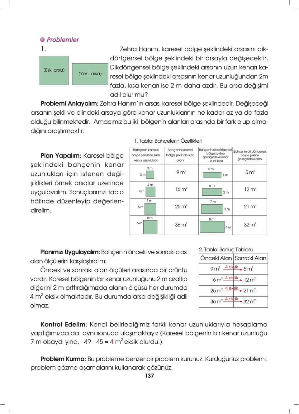 Problemi Anlyl m: Zehr Hn m n rss kresel bölge fleklindedir. e iflece i rsn n flekli ve elindeki rsy göre kenr uzunluklr n n ne kdr z y d fzl oldu u bilinmektedir.