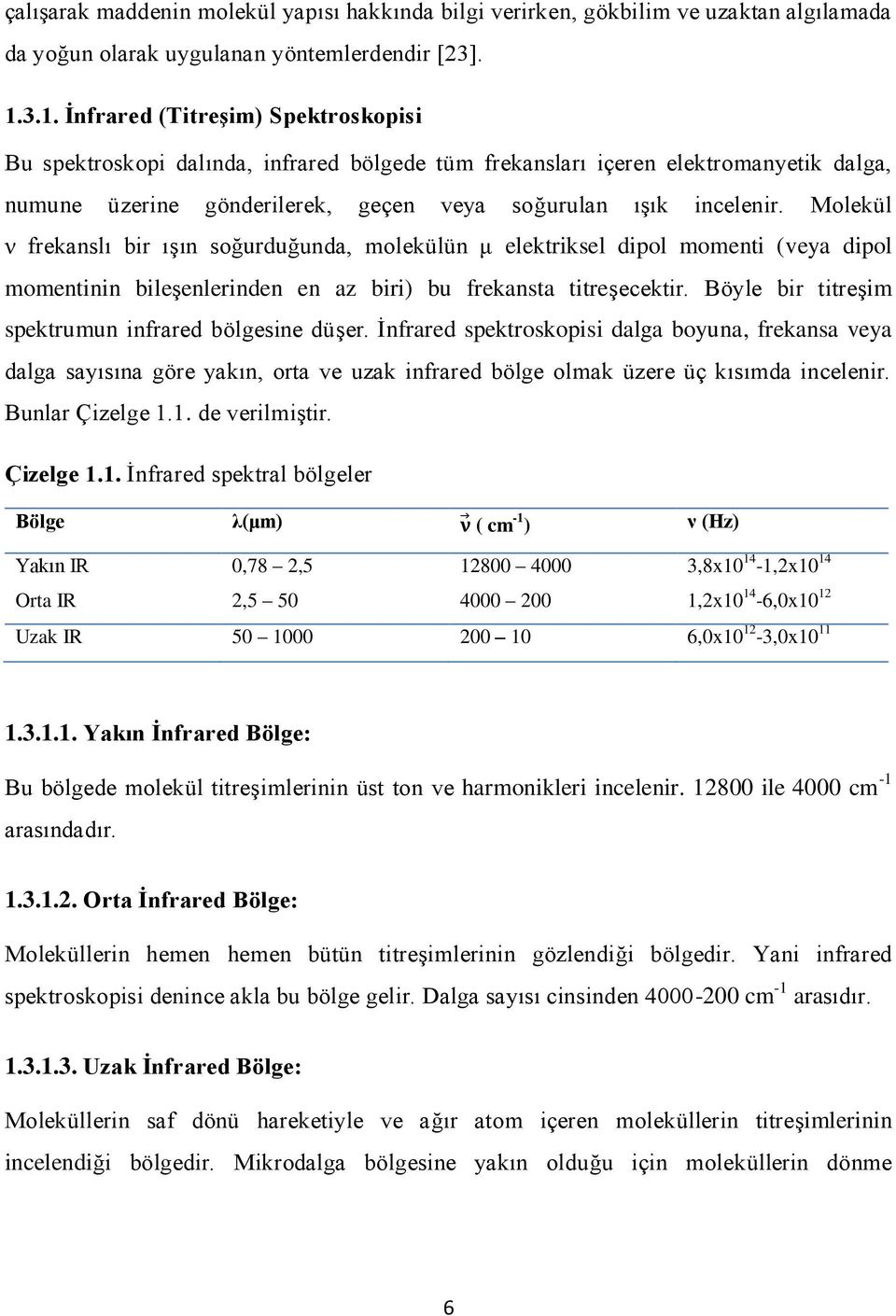 Molekül ν frekanslı bir ıģın soğurduğunda, molekülün elektriksel dipol momenti (veya dipol momentinin bileģenlerinden en az biri) bu frekansta titreģecektir.