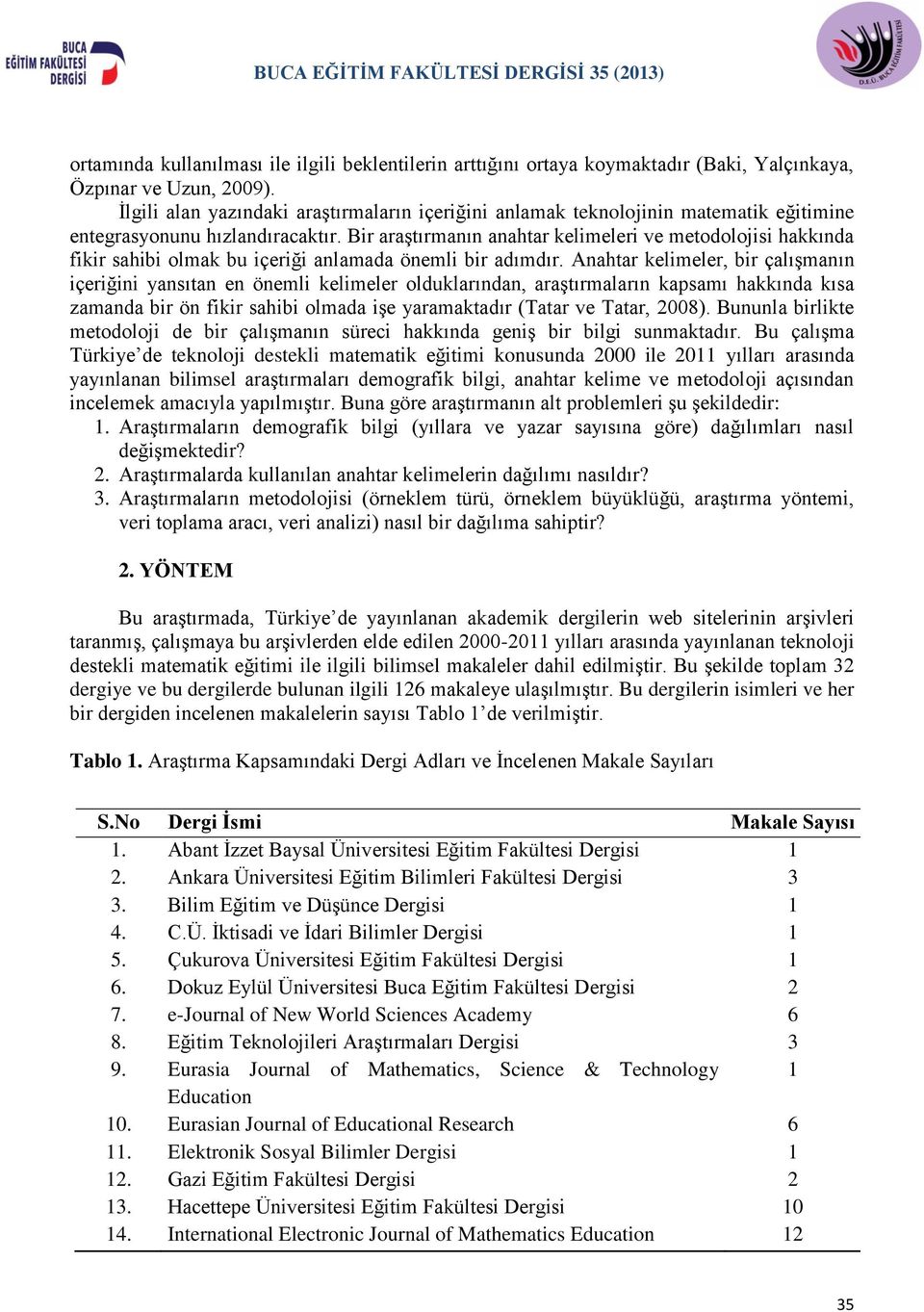 Bir araştırmanın anahtar kelimeleri ve metodolojisi hakkında fikir sahibi olmak bu içeriği anlamada önemli bir adımdır.