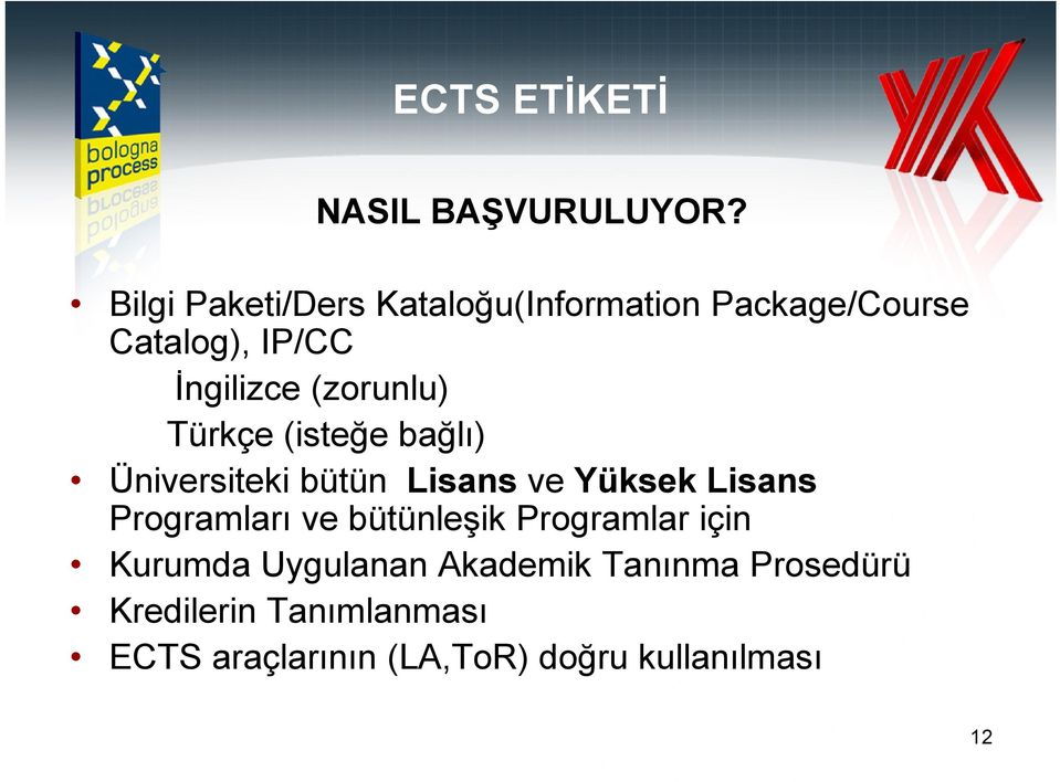 (zorunlu) Türkçe (isteğe bağlı) Üniversiteki bütün Lisans ve Yüksek Lisans Programları