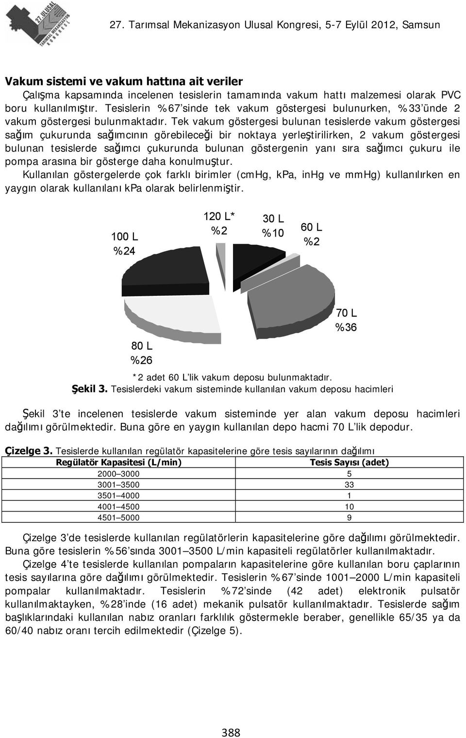 Tek vakum göstergesi bulunan tesislerde vakum göstergesi sağım çukurunda sağımcının görebileceği bir noktaya yerleştirilirken, 2 vakum göstergesi bulunan tesislerde sağımcı çukurunda bulunan