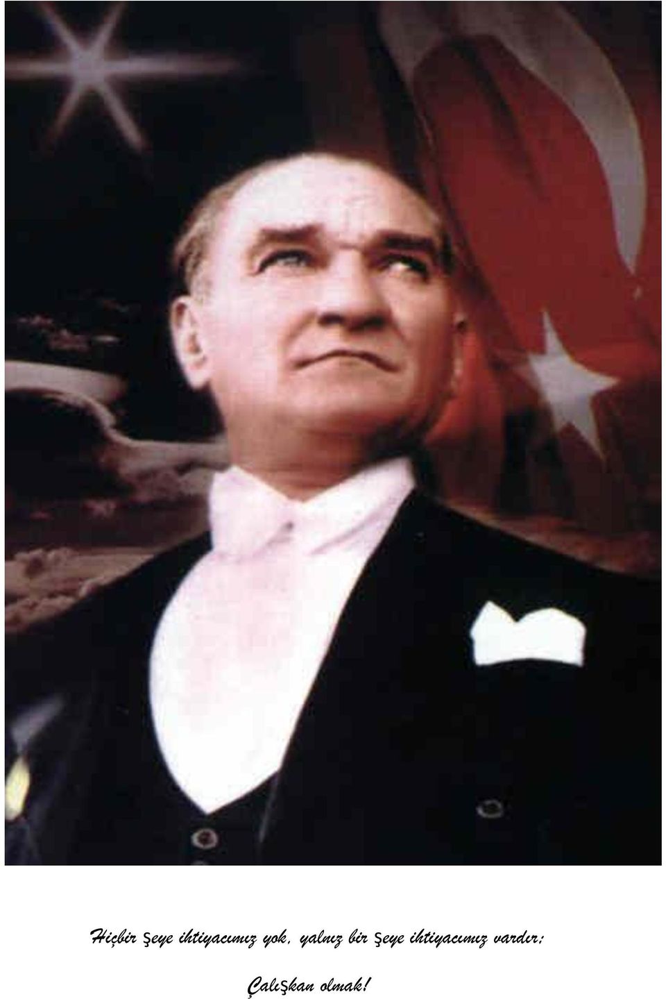 yalnız bir şeye