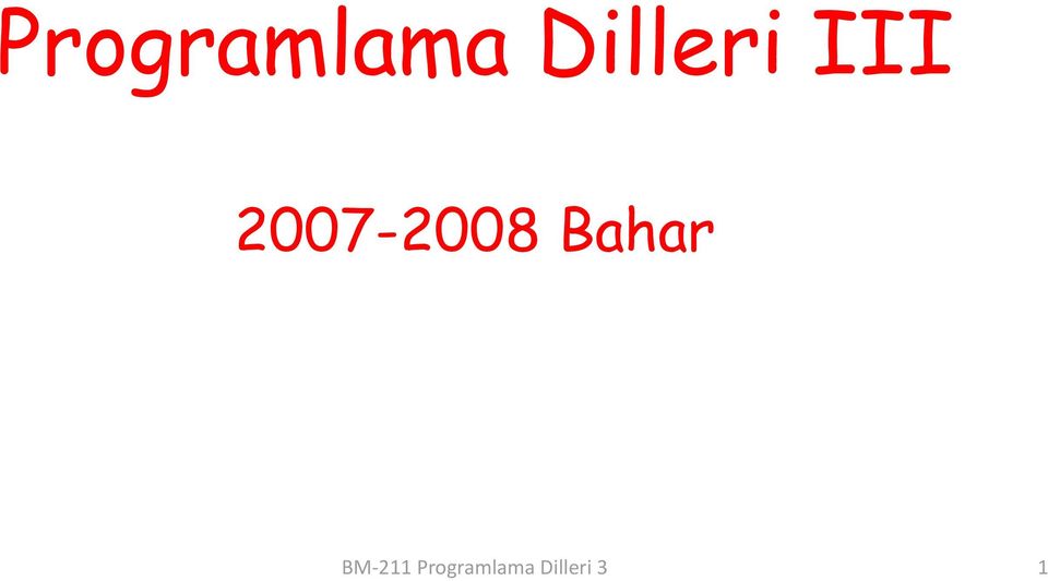 2007-2008 Bahar