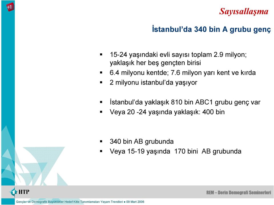 6 milyon yarı kent ve kırda 2 milyonu istanbul da yaşıyor İstanbul da yaklaşık 810 bin