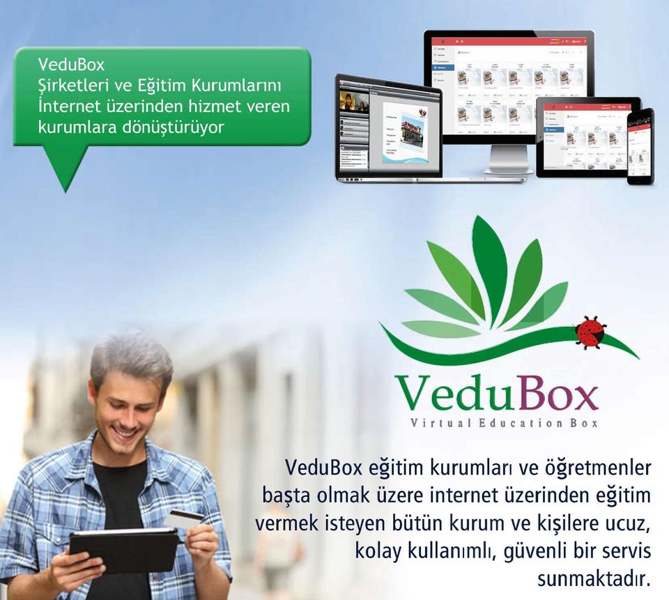 .. VeduBox Virtual Education Box VeduBox egitim kurumlan ve ogretmenler ba~ta