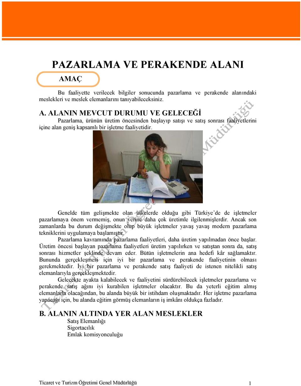 Ancak son zamanlarda bu durum değişmekte olup büyük işletmeler yavaş yavaş modern pazarlama tekniklerini uygulamaya başlamıştır.