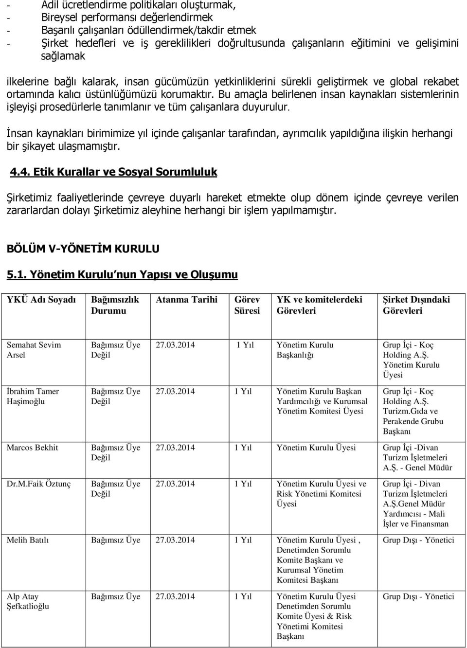 Bu amaçla belirlenen insan kaynakları sistemlerinin işleyişi prosedürlerle tanımlanır ve tüm çalışanlara duyurulur.