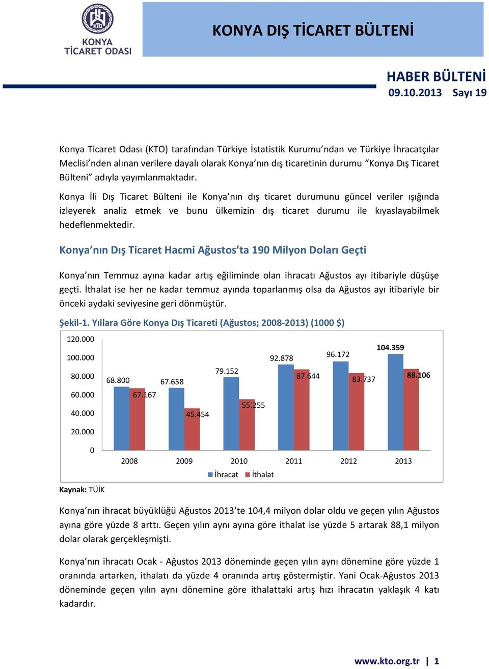 Bülteni adıyla yayımlanmaktadır.