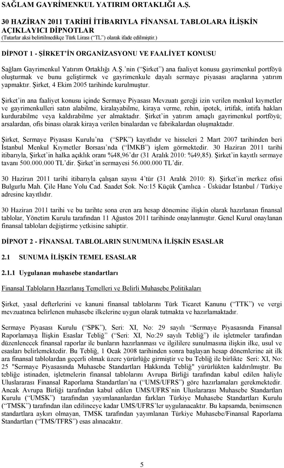 ġirket in ana faaliyet konusu içinde Sermaye Piyasası Mevzuatı gereği izin verilen menkul kıymetler ve gayrimenkulleri satın alabilme, kiralayabilme, kiraya verme, rehin, ipotek, irtifak, intifa