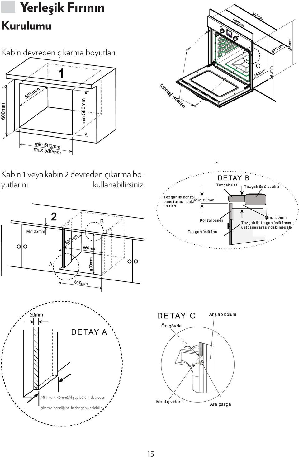 boyutlarını kullanabilirsiniz.