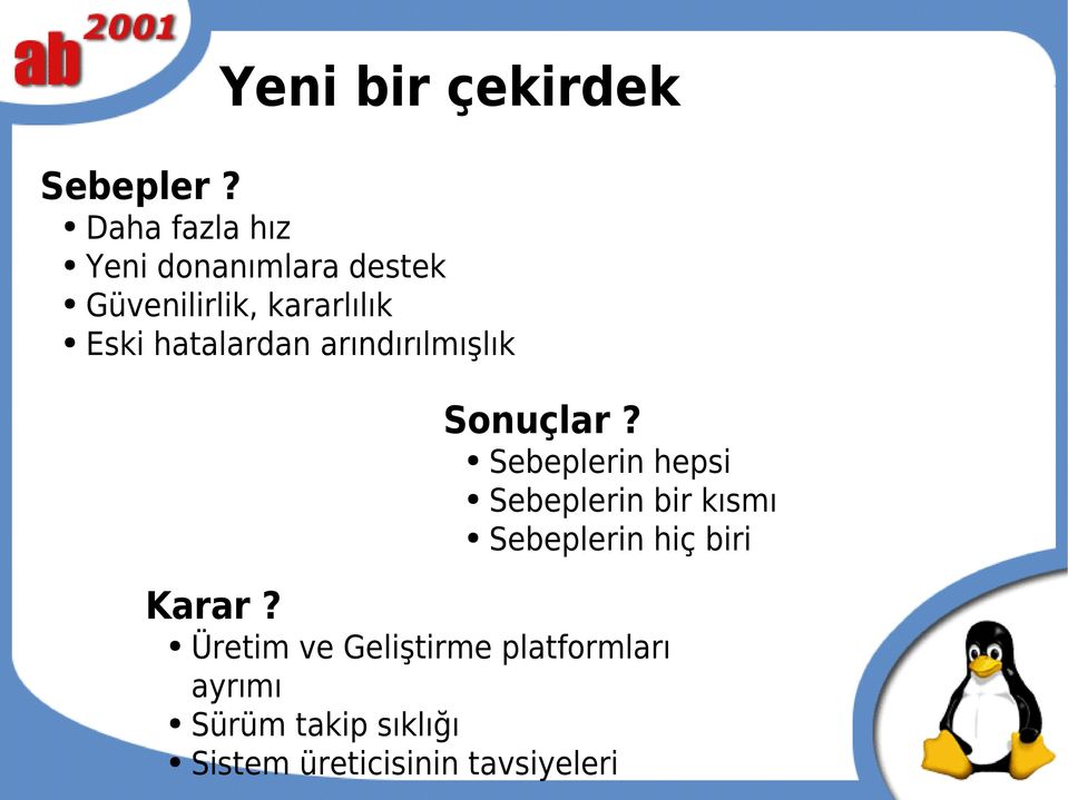 hatalardan arındırılmışlık Karar? Sonuçlar?