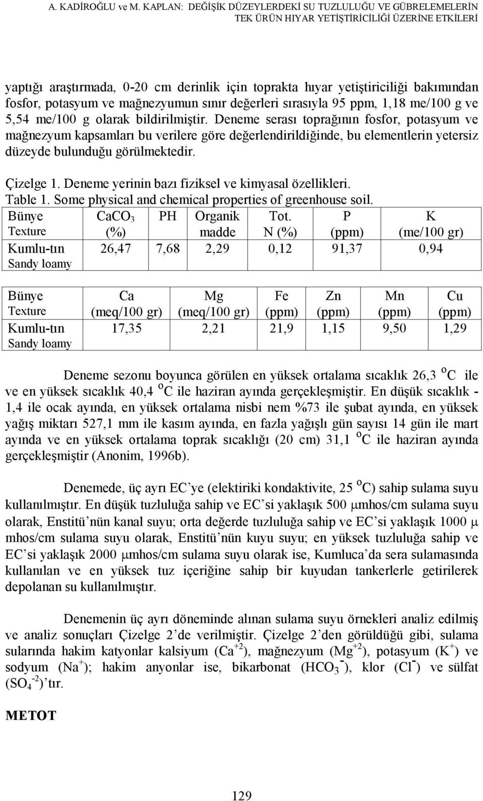 sırasıyla 95 ppm, 1,18 me/100 g ve 5,54 me/100 g olarak bildirilmiştir.