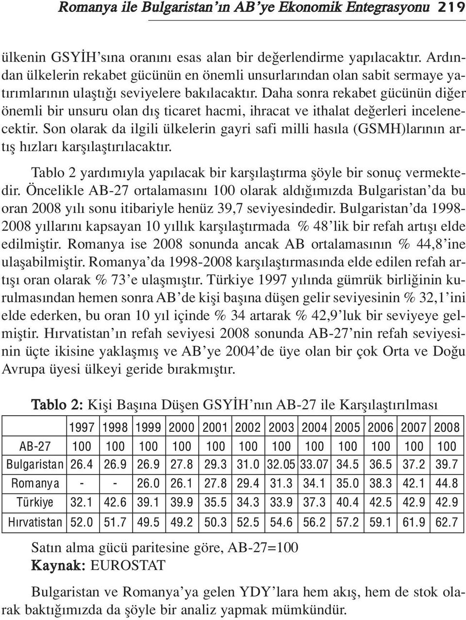 Daha sonra rekabet gücünün di er önemli bir unsuru olan d fl ticaret hacmi, ihracat ve ithalat de erleri incelenecektir.