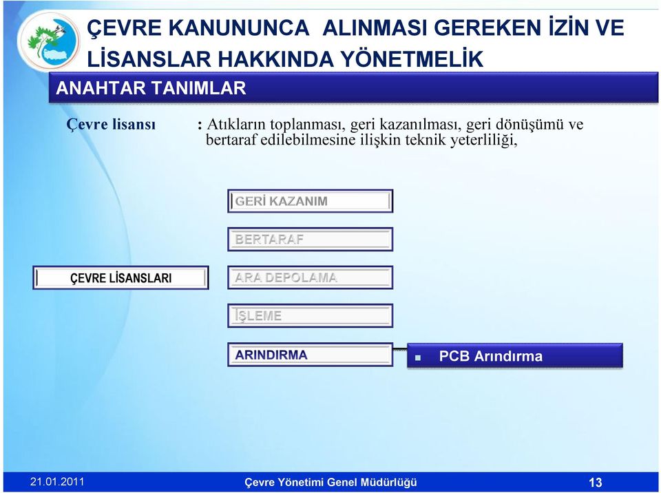 bertaraf edilebilmesine ilişkin teknik yeterliliği,