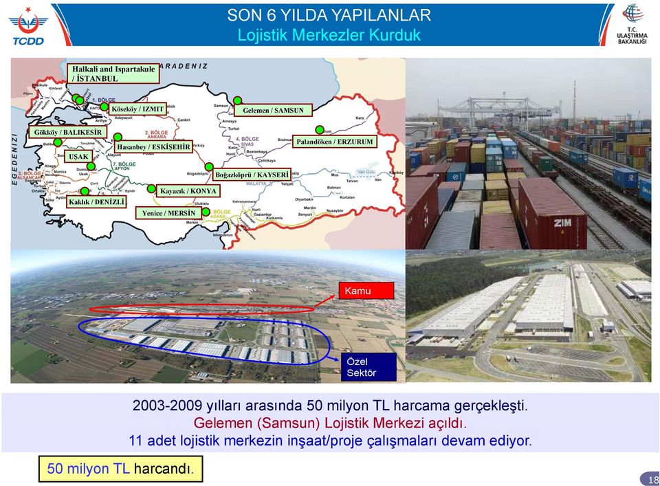 k/denizl ZLİ Kayacık k / KONYA Yenice / MERSİN Kamu Özel Sektör 23-29 yılları arasında 5 milyon TL harcama gerçekleşti.