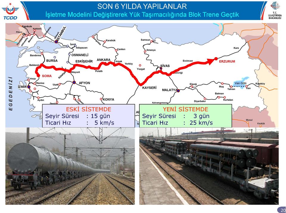 Divriği SOMA Aliağa Manisa AFYON Uşak Elazığ KAYSERİ MALATYA Aydın KONYA Diyarbakır Denizli Kahramanmaraş Narlı Mardin ESKİ SİSTEMDE YENİ GaziantepSİSTEMDE ANTALYA Karaman ADANA