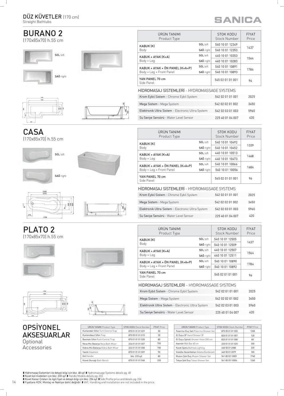 Panel YN PNEL 70 cm Side Panel SOL left SĞ right 540 10 01 10891 540 10 01 10893 545 02 01 01 001 1784 96 HİDROMSJ SİSTEMLERİ HYDROMSSGE SYSTEMS Krom Eybıl Sistem Chrome Eybil System 542 02 01 01 001