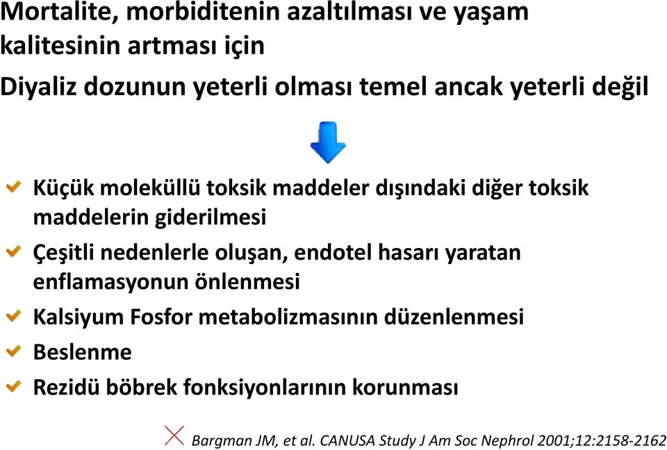 nedenlerle oluşan, endotel hasarı yaratan enflamasyonun önlenmesi Kalsiyum Fosfor metabolizmasının