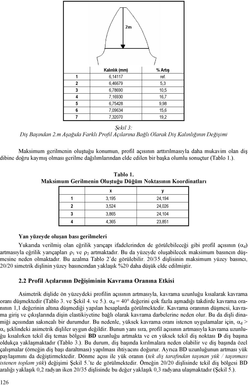 dağılımlarından elde edilen bir başka olumlu sonuçtur (Tablo 1.). Tablo 1.