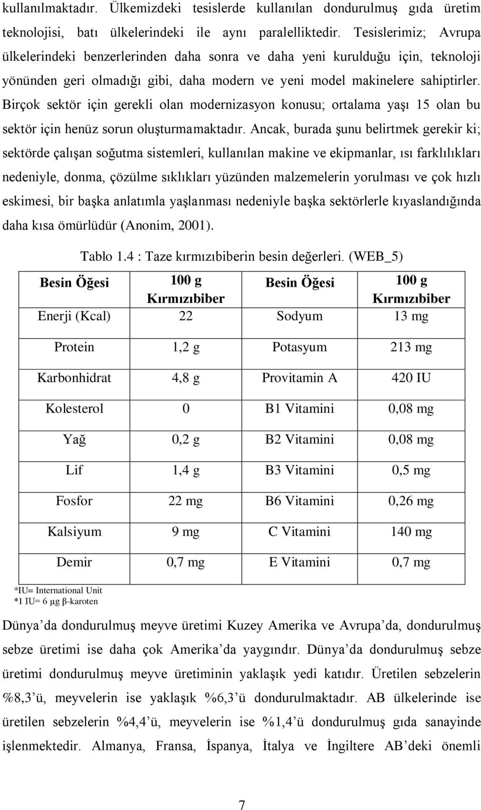 Birçok sektör için gerekli olan modernizasyon konusu; ortalama yaşı 15 olan bu sektör için henüz sorun oluşturmamaktadır.