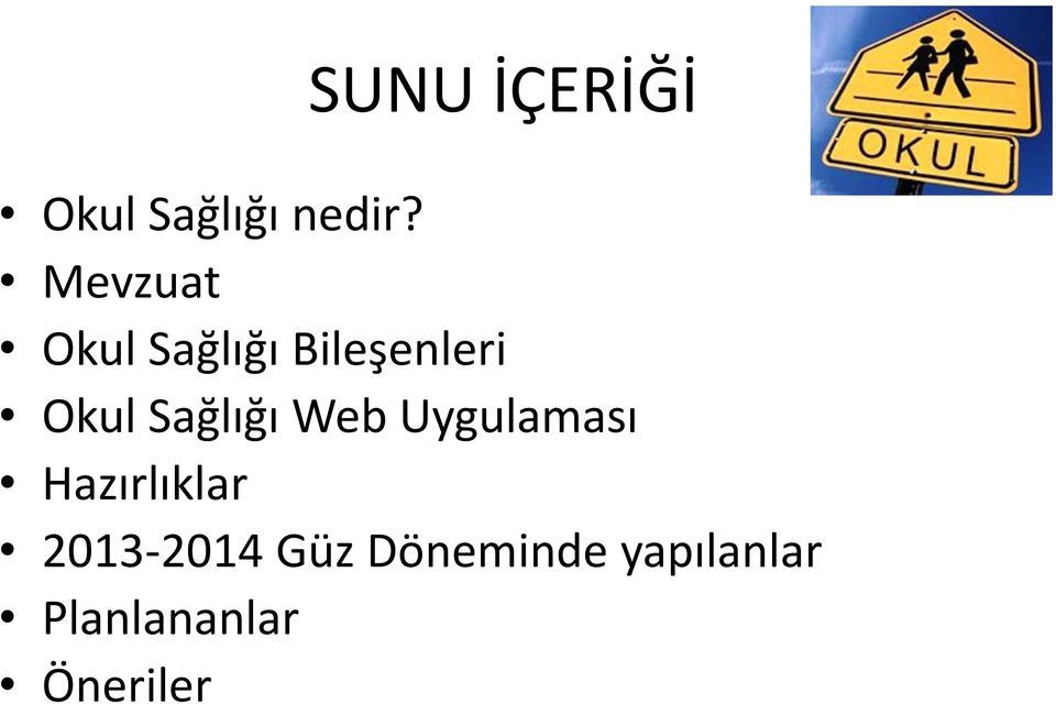 Sağlığı Web Uygulaması Hazırlıklar