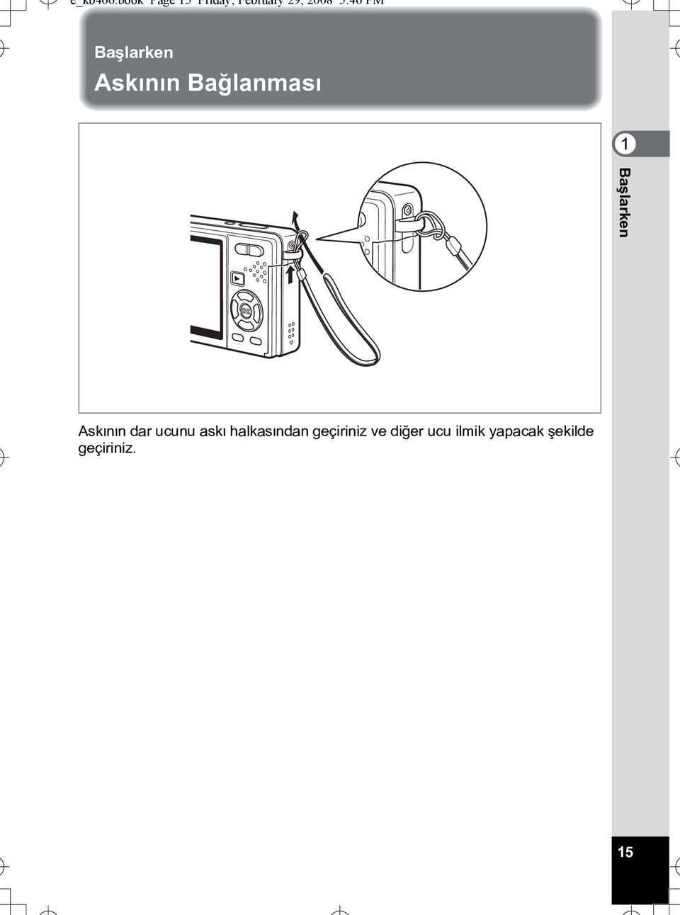 Baþlarken Askýnýn Baðlanmasý 1 Baþlarken