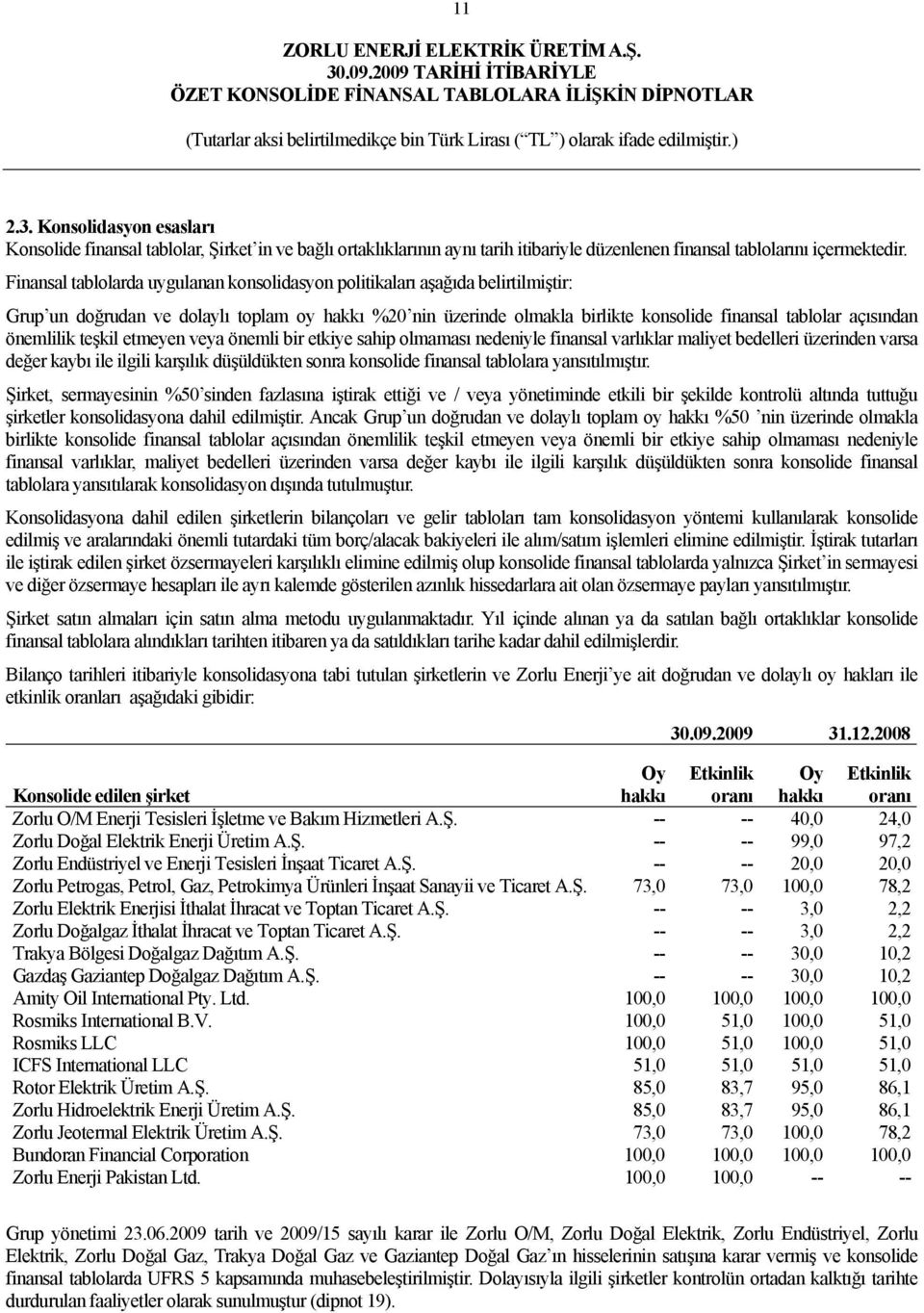 önemlilik teşkil etmeyen veya önemli bir etkiye sahip olmaması nedeniyle finansal varlıklar maliyet bedelleri üzerinden varsa değer kaybı ile ilgili karşılık düşüldükten sonra konsolide finansal