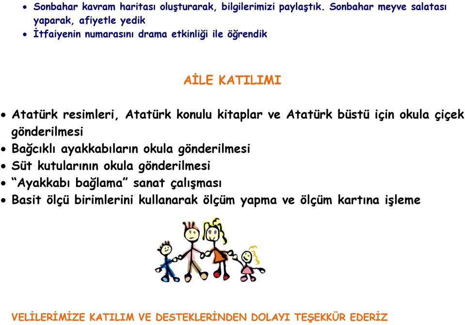 resimleri, Atatürk konulu kitaplar ve Atatürk büstü için okula çiçek gönderilmesi Bağcıklı ayakkabıların okula gönderilmesi