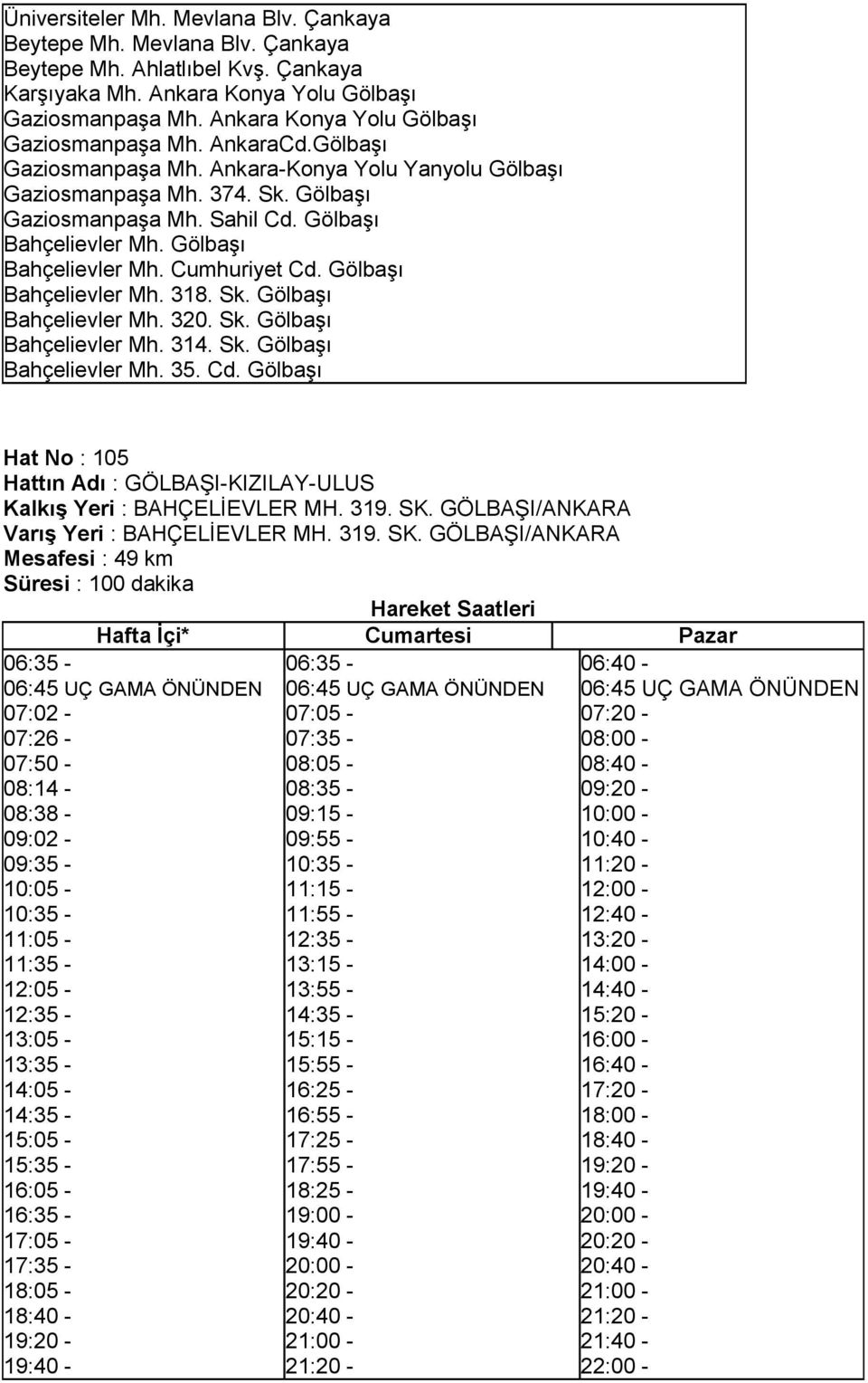 Gölbaşı Bahçelievler Mh. 318. Sk. Gölbaşı Bahçelievler Mh. 320. Sk. Gölbaşı Bahçelievler Mh. 314. Sk. Gölbaşı Bahçelievler Mh. 35. Cd.