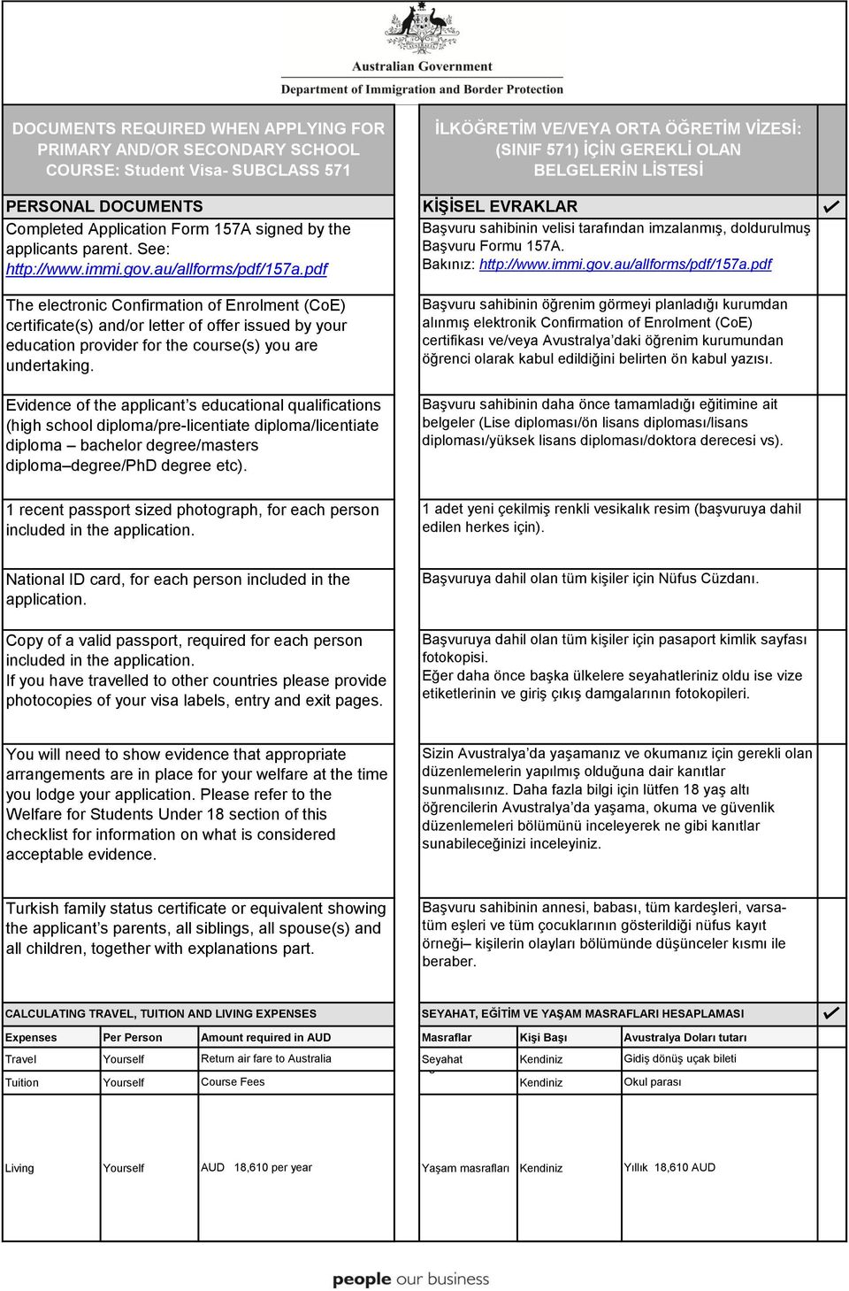 pdf The electronic Confirmation of Enrolment (CoE) certificate(s) and/or letter of offer issued by your education provider for the course(s) you are undertaking.