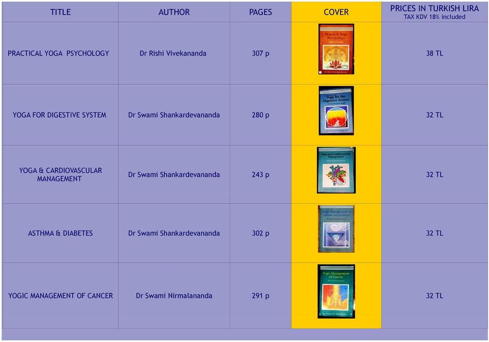 YOGA & CARDIOVASCULAR MANAGEMENT Dr Swami Shankardevananda 243 p 32 TL ASTHMA & DIABETES