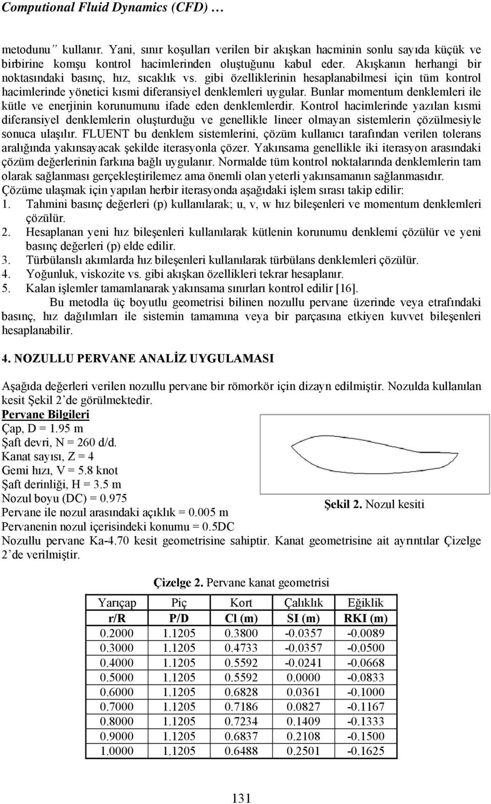 Bunlar momentum denklemleri ile kütle ve enerjinin korunumunu ifade eden denklemlerdir.